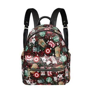 NEW AIER WHOLESALE women's targbucks mini backpack in multi black